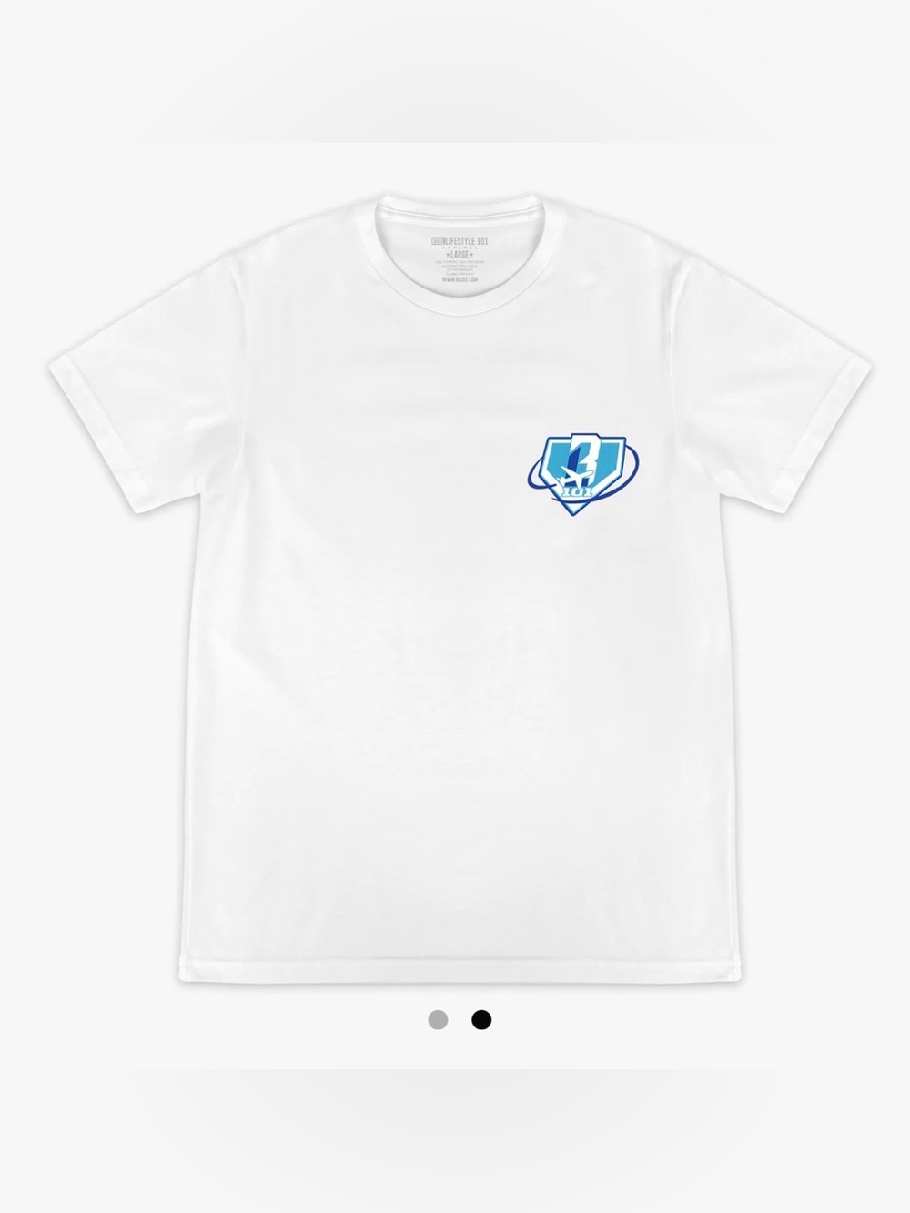 ADULT NWT Baseball Lifestyle 101 BL101 Men’s Dream Chaser Tee White M - Picture 2 of 2